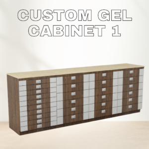 Custom Gel Cabinet 1
