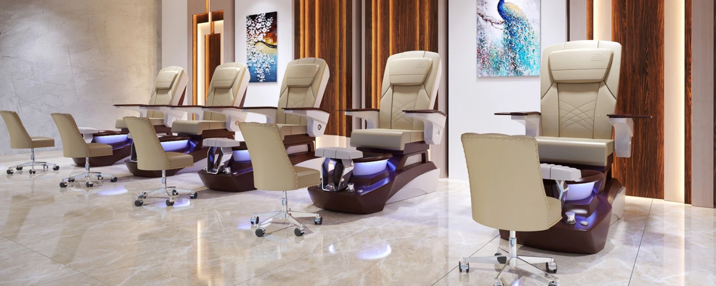 Chọn Màu Sắc Ghế Pedicure Phù Hợp Với Phong Cách Nội Thất Tiệm Nail Của Bạn