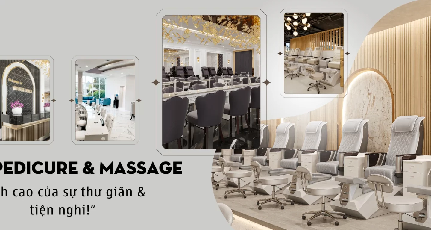Ghế Pedicure & Massage – Sự Kết Hợp Hoàn Hảo Cho Tiệm Nail Hiện Đại!