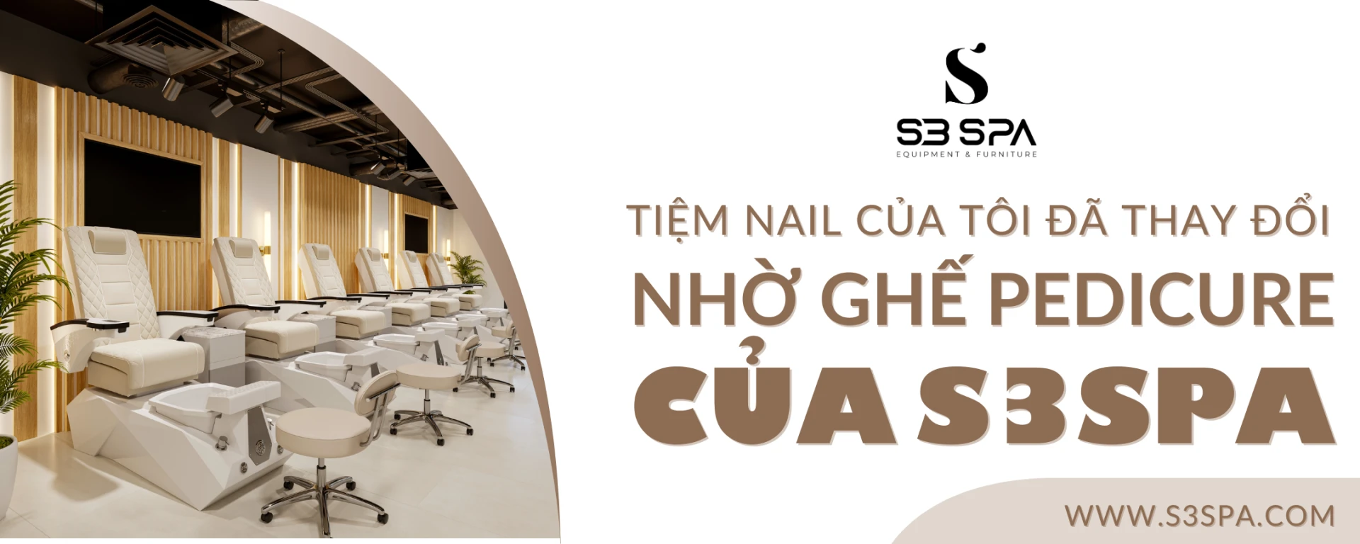 How My Nail Salon Transformed After 3 Months with S3 SPA Chairs!