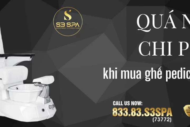 Qúa nhiều chi phí ẩn khi mua ghế pedicure rẻ tiền
