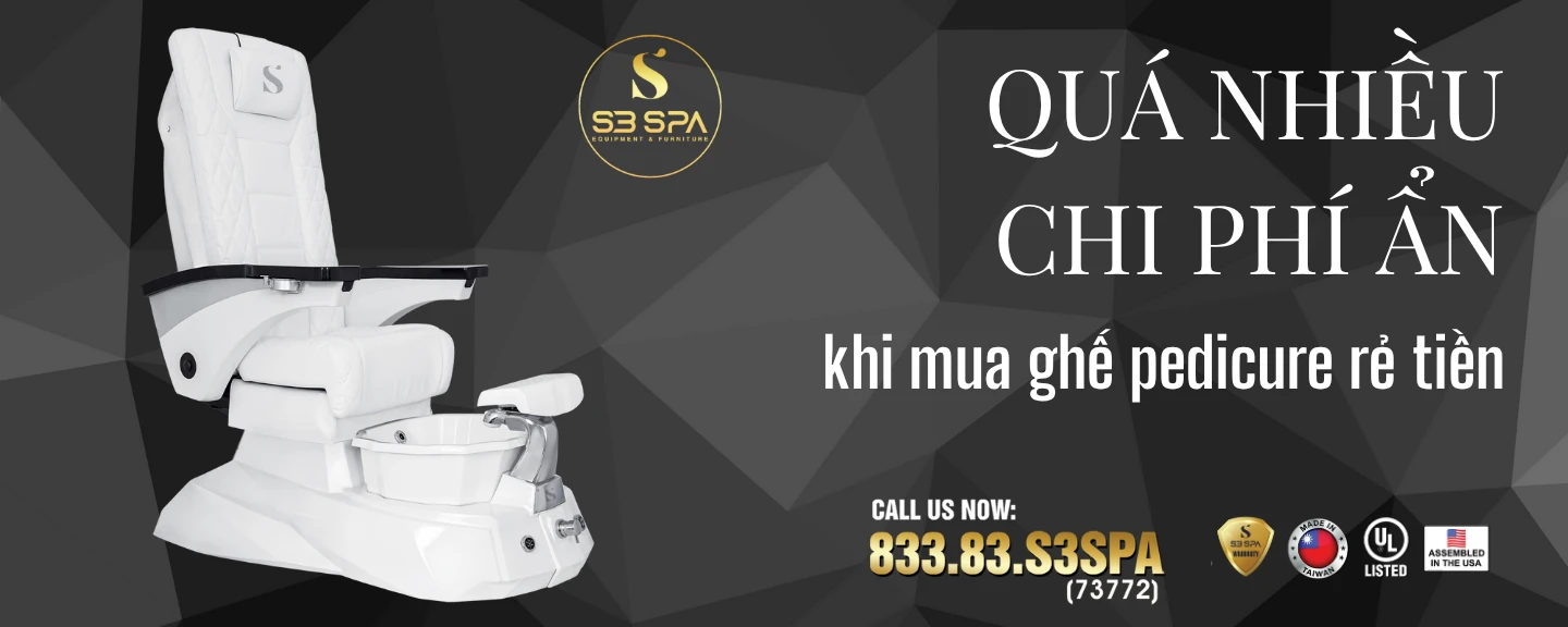 Qúa nhiều chi phí ẩn khi mua ghế pedicure rẻ tiền