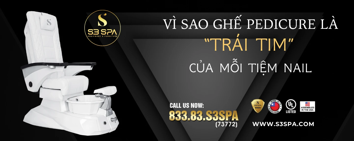 VÌ SAO GHẾ PEDICURE LÀ “TRÁI TIM” CỦA MỖI TIỆM NAIL?