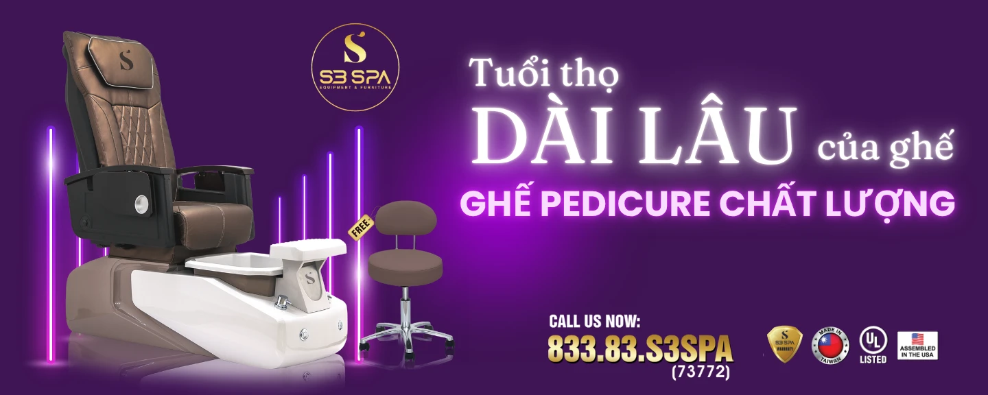 Tuổi thọ DÀI LÂU của ghế PEDICURE CHẤT LƯỢNG.