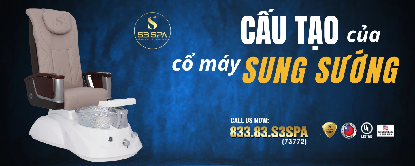 CẤU TẠO GHẾ PEDICURE – NHỮNG ĐIỀU CHỦ TIỆM NÊN BIẾT TRƯỚC KHI MUA